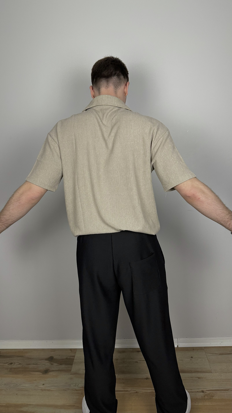 KUM BEJİ POLO YAKA TİŞÖRT